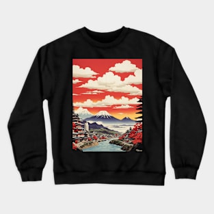 Yamaguchi Japan Travel Vintage Poster Tourism Crewneck Sweatshirt